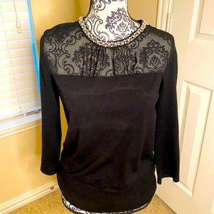 Nice sweater top for evening casual